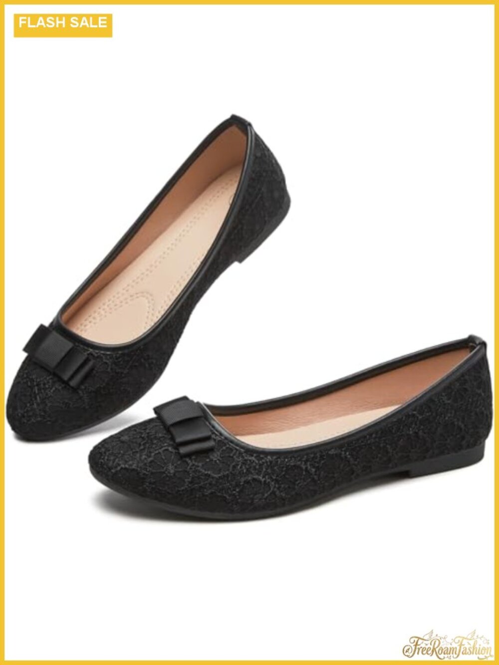 Comfortable Slip On Ballet Flats for Women Memory Foam Mesh Dress Shoes